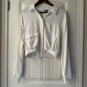 SPLENDID 100% Viscose White Jacket Lightweight Size Small